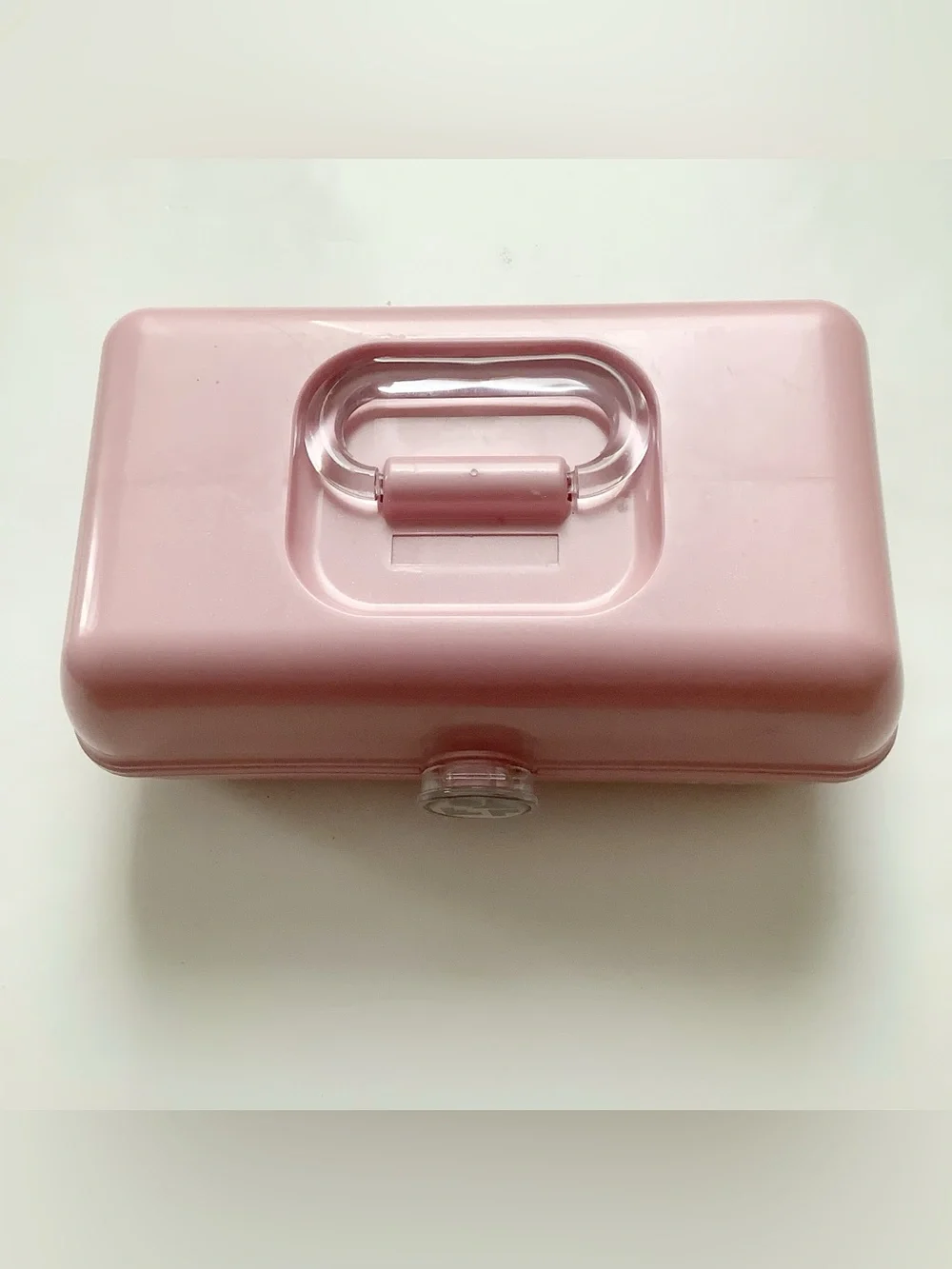 Caboodles Light Pink Cosmetic Case with Logo Accent